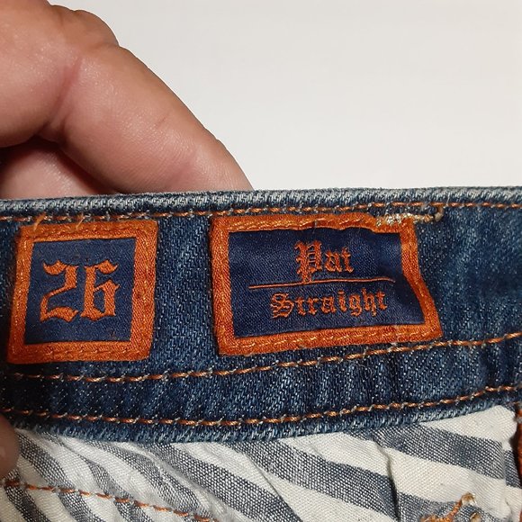 Rock Revival Women's Embellished Pat Straight Jeans in Size 26 - Picture 6 of 11